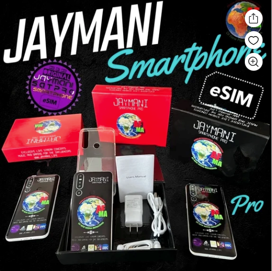 Jaymani Smartphone 1 — eSIM, full accessory kit, Pro case, available on Walmart